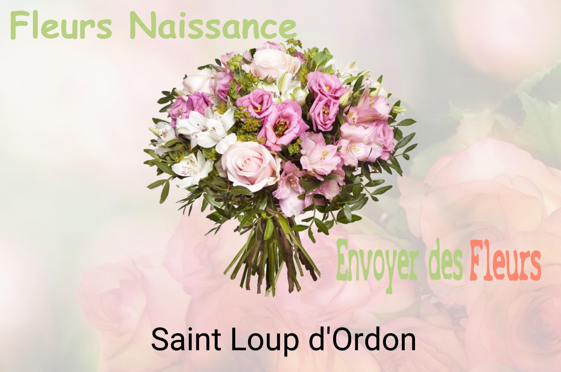 Bouquet de fleurs de naissance livré à Saint-Loup-d'Ordon